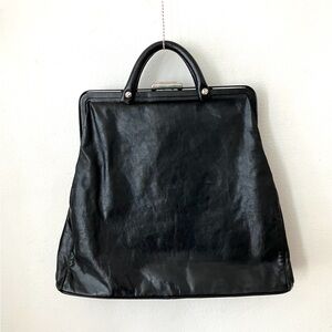 Ann Demeulemeester Y2KBlack Leather Handbag
